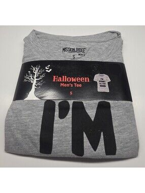 Mission Ridge Halloween T-Shirt size S - Gray/I’m Spooky All Year Round - NEW